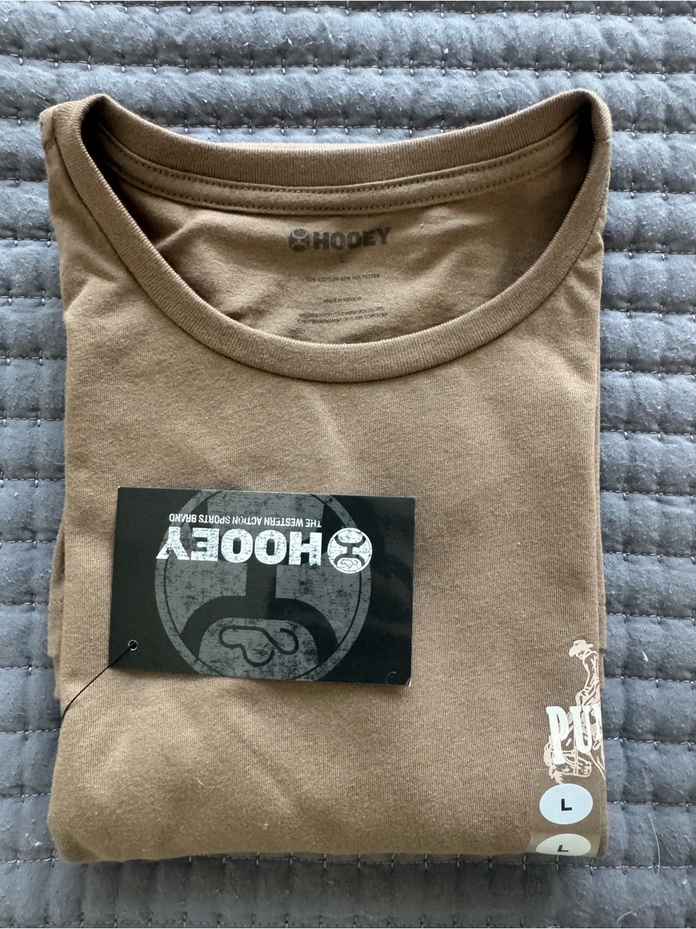Hooey Men's Short Sleeve Crew Tee in Brown